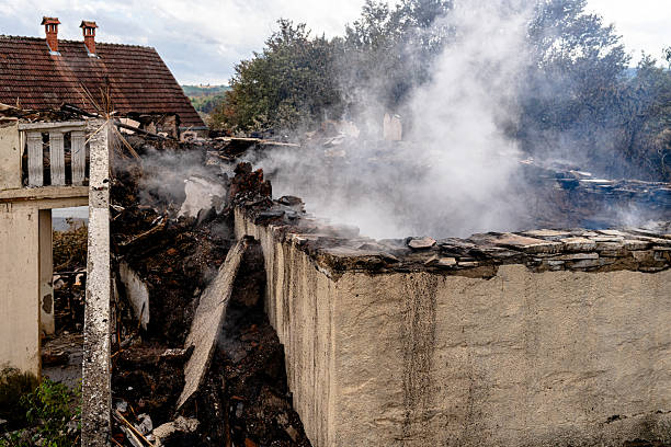 Professional Fire Damage Repair technician working in Warrington, PA